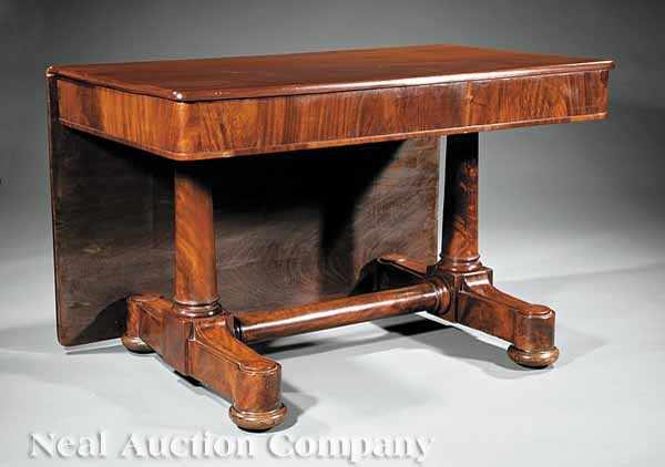 Appraisal: An American Classical Mahogany Serving Table early th c attributed