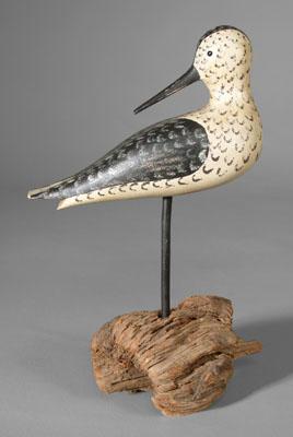 Appraisal: Golden plover decoy turned head marked on base Made by