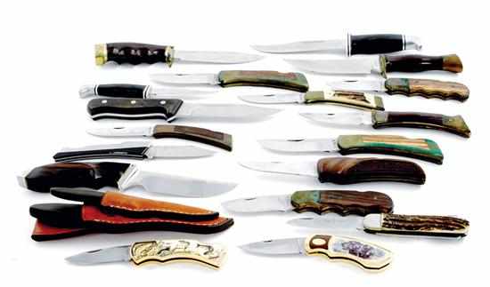 Appraisal: Collection sportsmen's knives by Gerber by Browning by Buck and