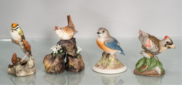 Appraisal: To include Boehm Baby Blue Bird Firecrest w Larch -