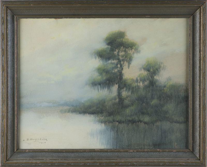 Appraisal: Alexander Drysdale LA - Cypress Swamp oil wash on board