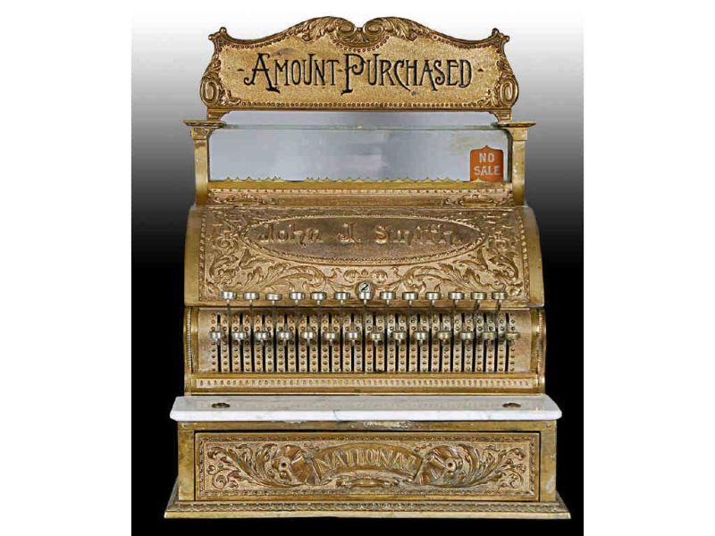 Appraisal: Model National Cash Register Description '' x '' Renaissance model