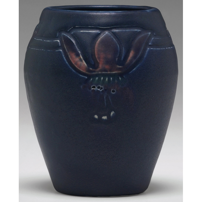 Appraisal: Rookwood vase tapered shape with an incised and painted fuchsia