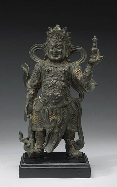 Appraisal: Property of various owners The Buddhist directional guardian of the