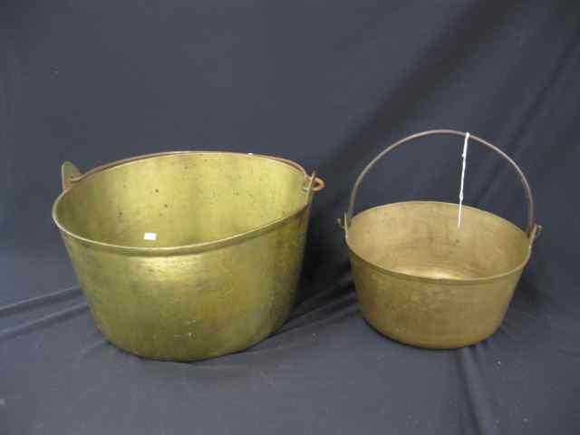 Appraisal: Brass Pails '' '' diameter