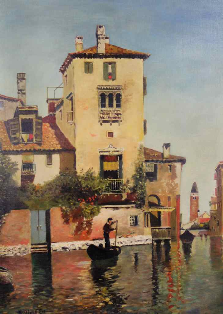 Appraisal: ALFRED EVERITT ORR AMERICAN - VENICE Oil on canvas x