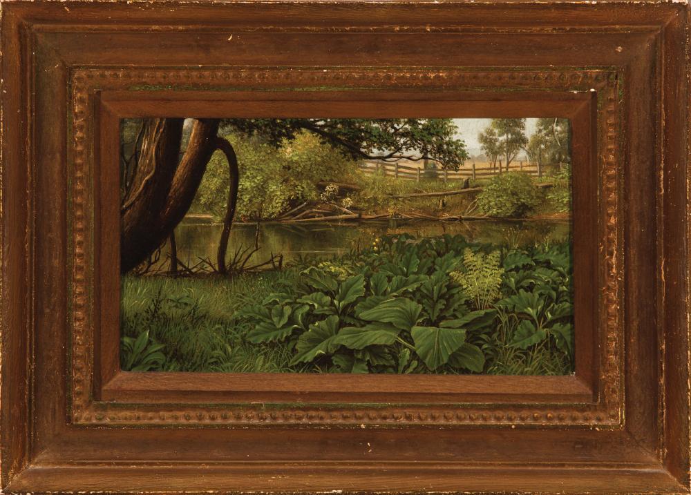 Appraisal: Attributed to Levi Wells Prentice American - Landscape with Creek