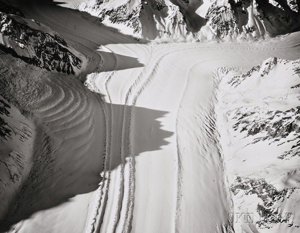 Appraisal: Bradford Washburn American - Two Photographs Mt McKinley and Shadow