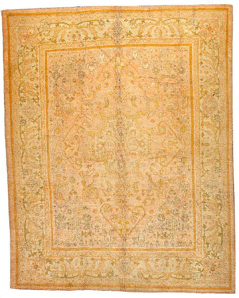 Appraisal: An Oushak carpet West Anatolia late th century size approximately