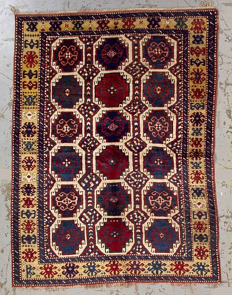 Appraisal: A Moghan rug Caucasus late th century size approximately ft