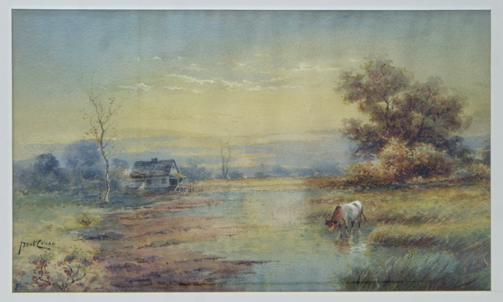 Appraisal: Frank Crane th th c w c Cow in Stream