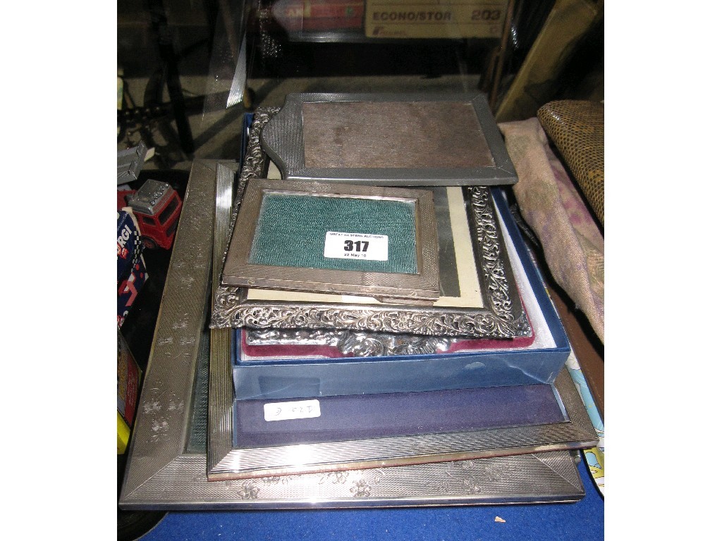 Appraisal: Lot comprising assorted photo frames