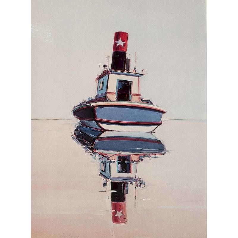 Appraisal: Wayne Thiebaud at KVIE Art Auction Print Framed KVIE Art