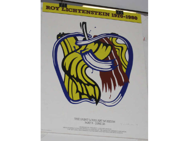 Appraisal: ROY LICHTENSTEIN AMERICAN - APPLE FOR THE SAINT LOUIS ART