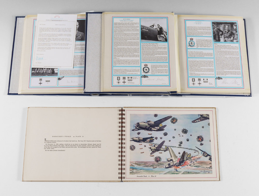 Appraisal: COLLECTION OF AVIATION BOOKS WITH AUTOGRAPHS books total to include