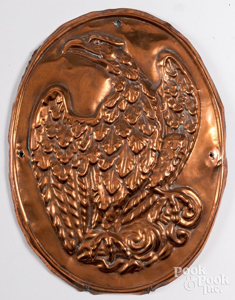 Appraisal: Philadelphia Pennsylvania copper eagle fire mark Insurance Company of North