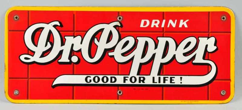 Appraisal: Set of Porcelain Dr Pepper Truck Signs Description Circa s