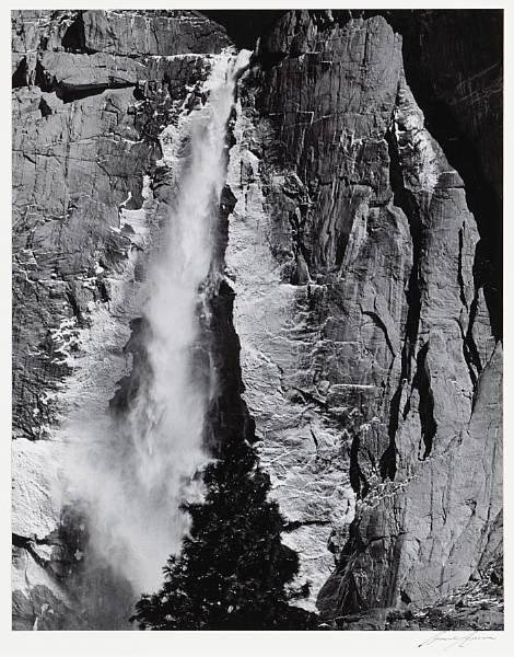 Appraisal: Ansel Adams American - Upper Yosemite Falls Spring s Gelatin