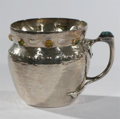 Appraisal: A Liberty Co Cymric silver christening cup probably designed by