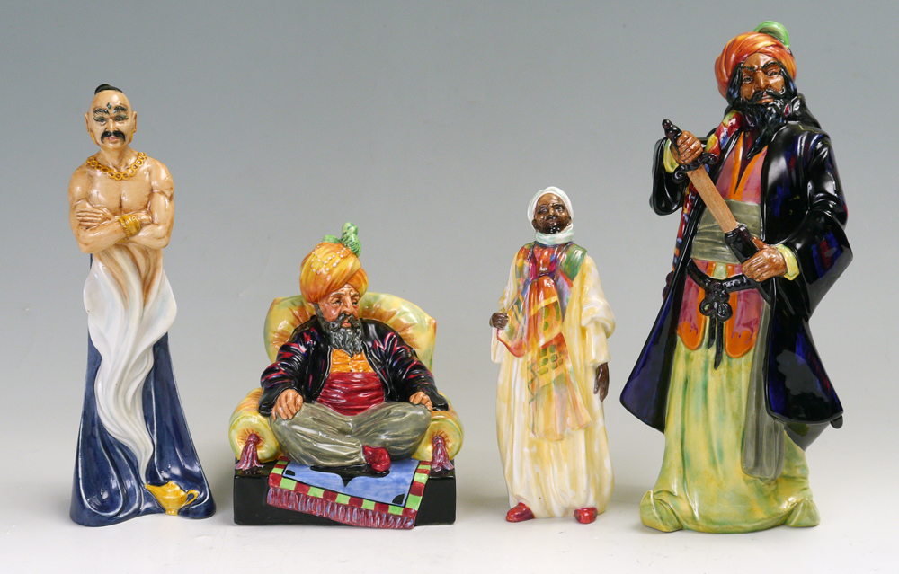 Appraisal: ROYAL DOULTON PORCELAIN FIGURINES piece lot to include ''The Genie''