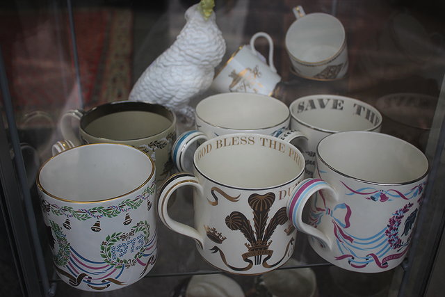 Appraisal: A GROUP OF WEDGWOOD ROYAL COMMEMORATIVE MUGS to include a