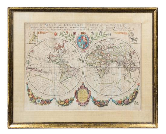 Appraisal: Sale Lot MAP BLOME RICHARD A Mapp or Generall Carte