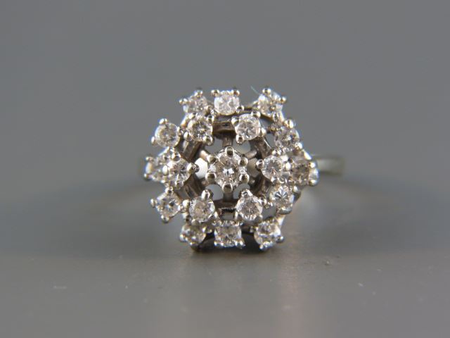 Appraisal: Diamond Ring round diamonds totaling carat high grade in k