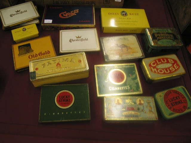 Appraisal: Cigarette Tobacco Tins