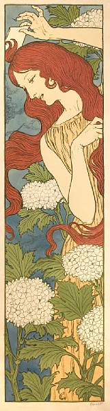 Appraisal: Eug ne Grasset French - Bonne Nouvelle Lithograph in colors