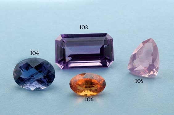 Appraisal: RICH BLUE PURPLE IOLITE Tanzania Traditionally referred to as a