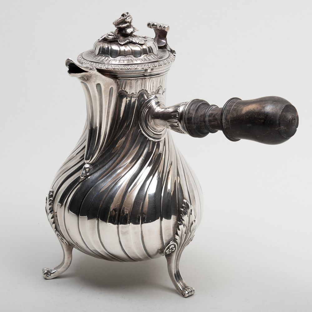 Appraisal: Empire Silver Coffee Pot Marked ' ' Paris - with