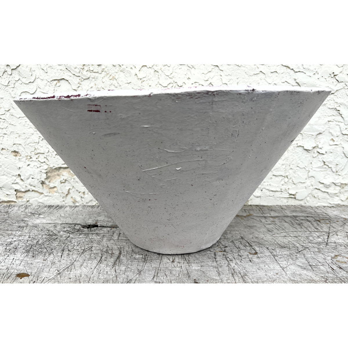 Appraisal: Willy Guhl cone planter Flared top Dimensions H inches W