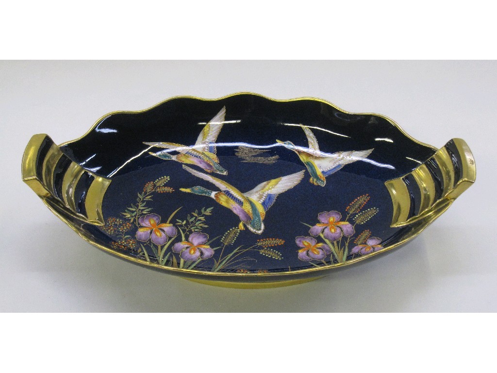 Appraisal: Three pieces of Carlton Ware to include Bleu Royale 'Duck'