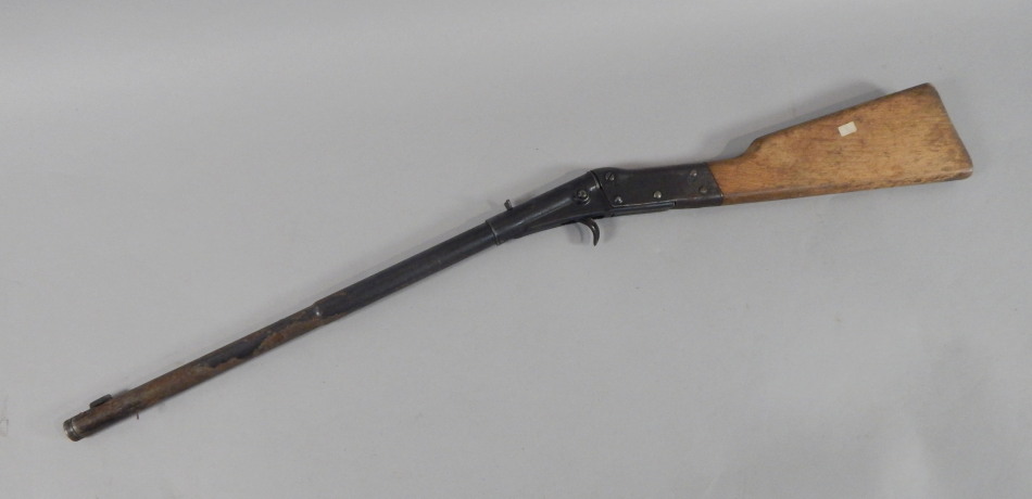 Appraisal: A Diana air rifle with stained beech stock cm long