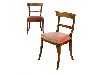 Appraisal: A PAIR OF DUTCH MAHOGANY AND FLORAL MARQUETRY DINING CHAIRS