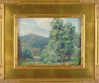 Appraisal: CHARLES CRAIG American - SUMMER LANDSCAPE Oil on canvas scene