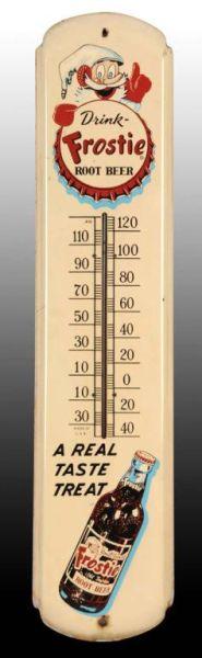 Appraisal: Frostie Root Beer Tin Thermometer Description Circa s to s