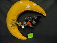 Appraisal: ANNALEE CRESCENT MOON WITH MOUSE This lot has a mouse