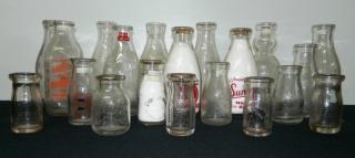 Appraisal: Dairy- bottles New York- including 'E W Seiberg' Jamestown quart