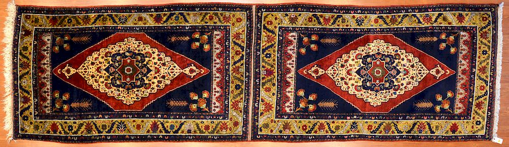 Appraisal: Turkish Twin Taspinar Rug x pair of matching rugs connected