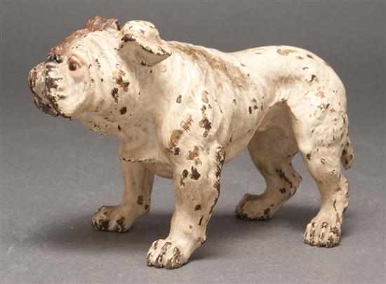 Appraisal: Austrian cold painted bronze English bulldog late th early th