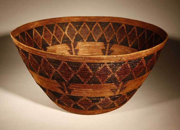 Appraisal: A Native American Yokuts large storage basket A Native American