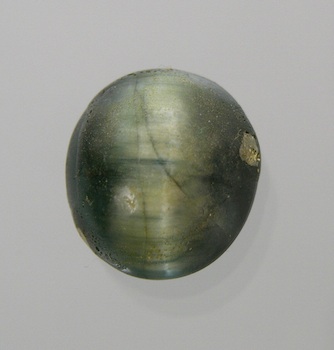 Appraisal: A Carat Cat's Eye Tourmaline Cut in the cabochon style