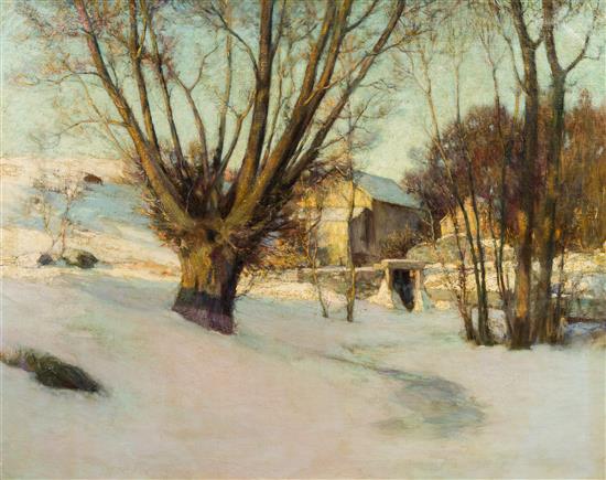 Appraisal: Sale Lot Walter Nettleton American - Windswept Snow oil on