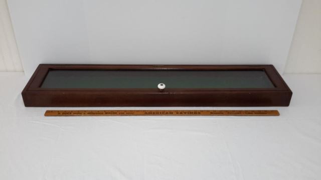 Appraisal: Mahogany Counter Top Display Case Great for small collectible items