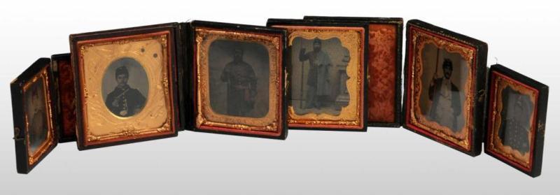 Appraisal: Lot of Civil War Tin Types Description Includes four depicting