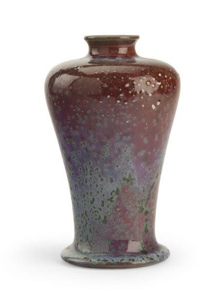 Appraisal: RUSKIN POTTERY SHOULDERED BALUSTER 'HIGH FIRED' VASE DATED the body