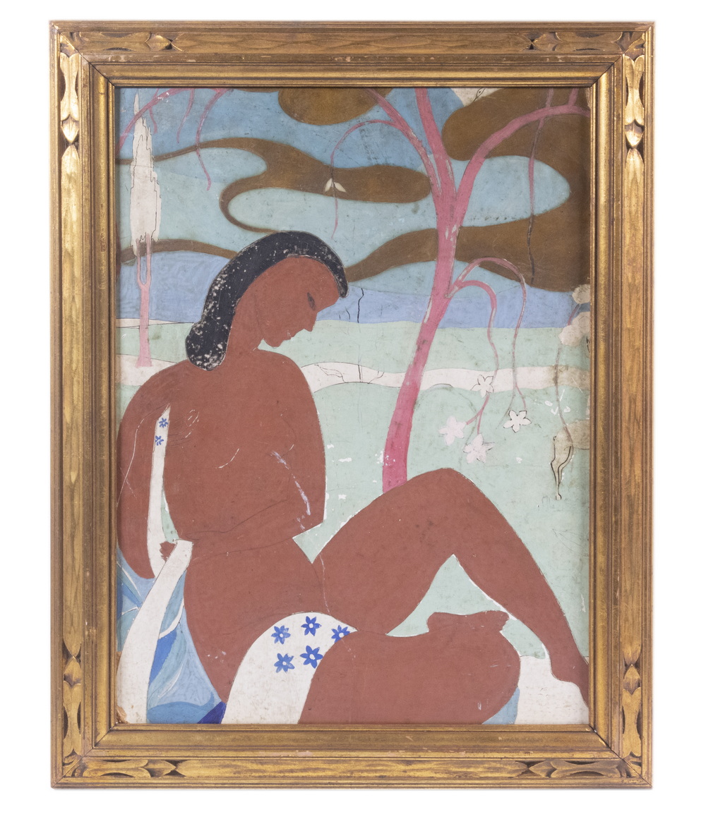 Appraisal: IN THE MANNER OF PAUL GAUGUIN FRANCE TAHITI Style study