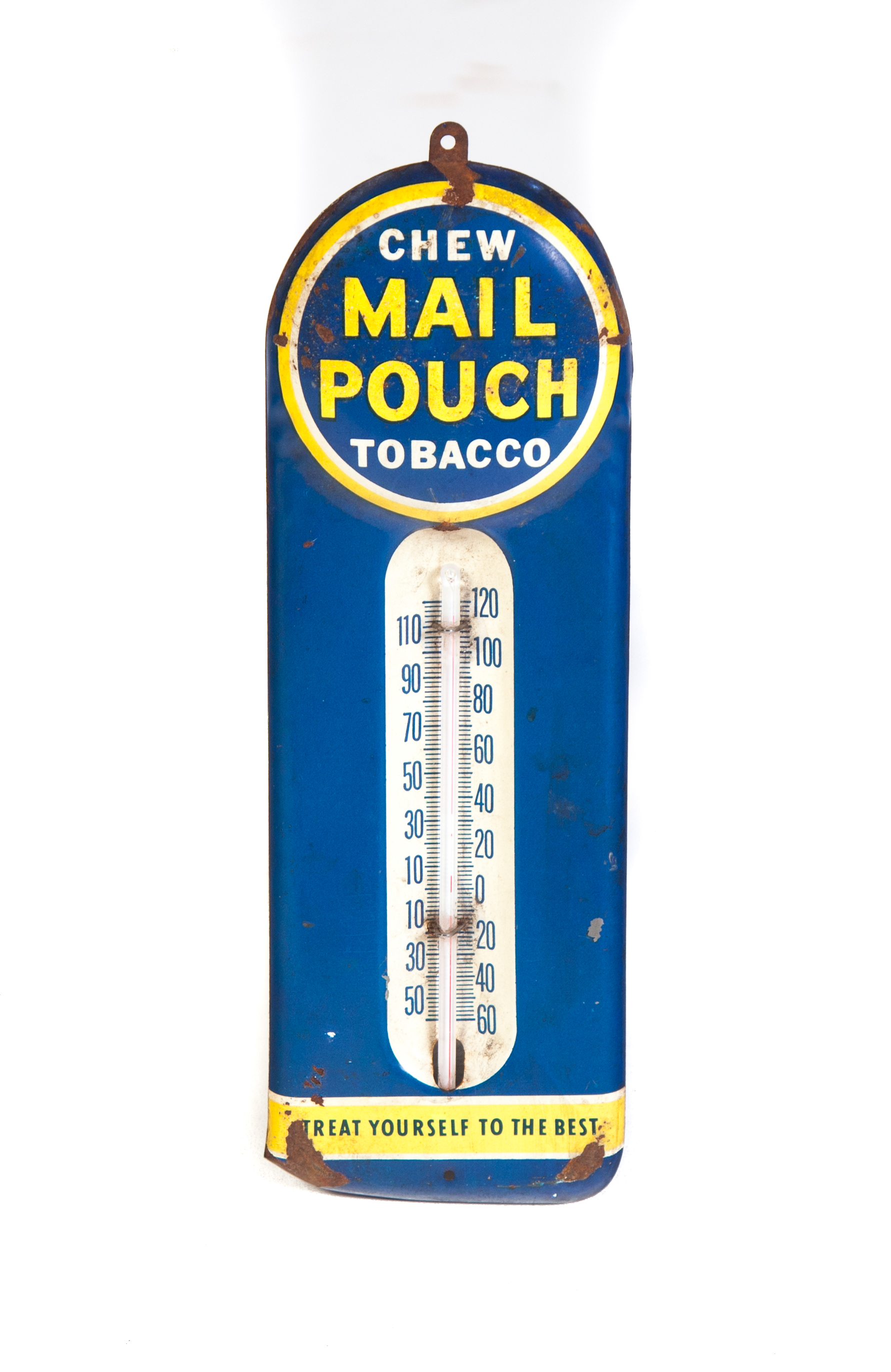 Appraisal: TWO ADVERTISING THERMOMETERS American mid th century One for Packard