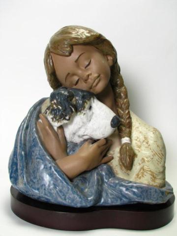 Appraisal: Lladro ''Devoted Friends'' issued retired Antonio Ramos with stand no